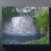 Cwm Waterfall Photo Plaque
