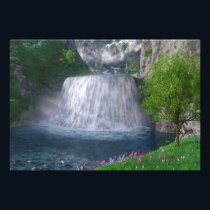 Cwm Waterfall Photo Print