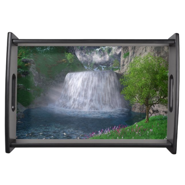 Cwm Waterfall Serving Tray (Front)