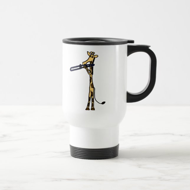 CX- Giraffe Playing the Trombone Mug (Right)