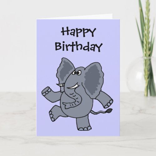 CY_Funny Dancing Elephant Card