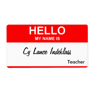 Cy Lance Indeklass Label