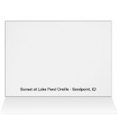 Cyan and Salmon Sunset (Inside Horizontal (Top))