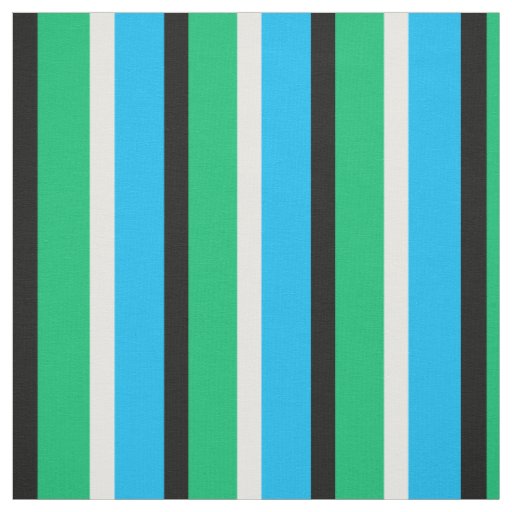 Cyan Blue Green Stripes Textile Fabric