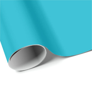 CYAN BLUE (solid color) ~ Wrapping Paper