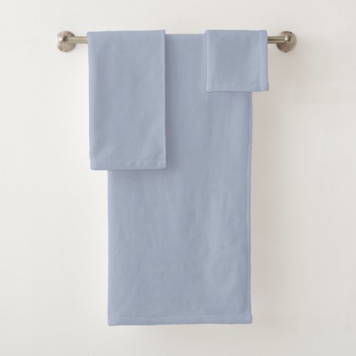 cyan_bluish graycobalt bluish gray solid color bath towel set