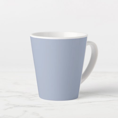 cyan_bluish graycobalt bluish gray solid color latte mug