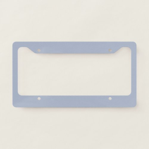 cyan_bluish graycobalt bluish gray solid color license plate frame
