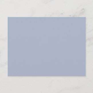 cyan-bluish gray/cobalt bluish gray (solid color) postcard
