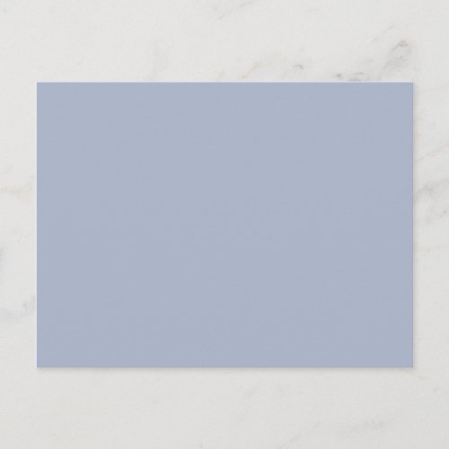 cyan_bluish graycobalt bluish gray solid color postcard