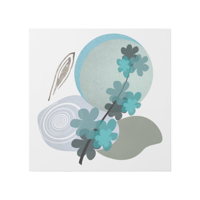 Cyan Boho Gallery Wrap (Front)