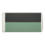 Cyan Green and Black Simple Extra Wide Stripes Eraser