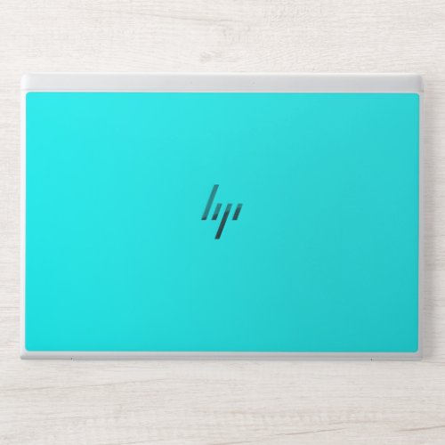 Cyan HP Laptop Skin