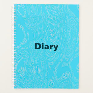 Cyan Ice Spiral Notebook