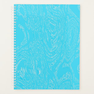 Cyan Ice Spiral Notebook