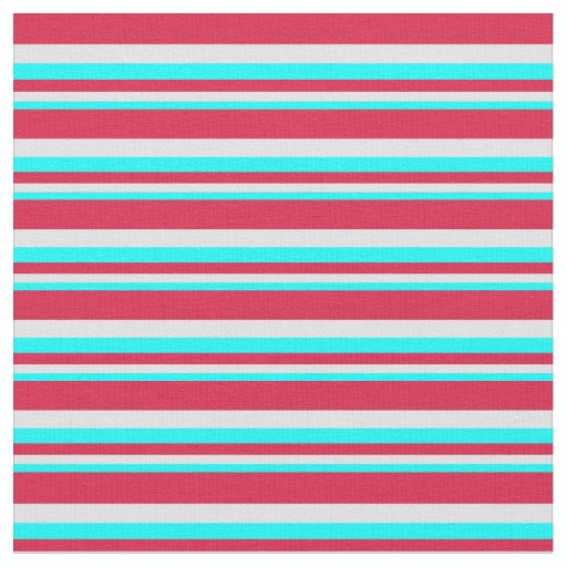 Cyan, Lavender & Crimson Colored Pattern Fabric