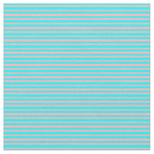 Cyan & Light Pink Colored Stripes Fabric