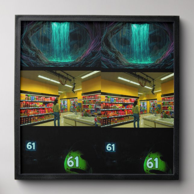 Cyan Luminance Peel And Stick Photo Tile (Front Set)