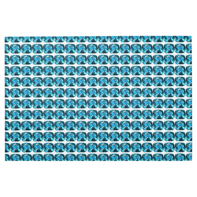 Cyan Metal Print (Front)