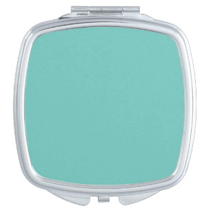 Cyan Opaque,Glacier,Gulf Stream, Compact Mirror
