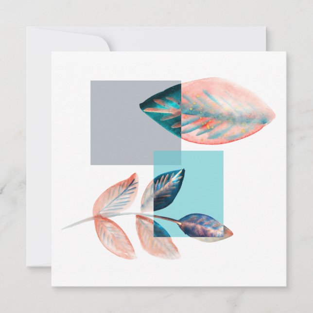 Cyan Red Leaf (Front)