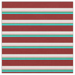 [ Thumbnail: Cyan, Sea Green, Pink, White, and Maroon Colored Fabric ]