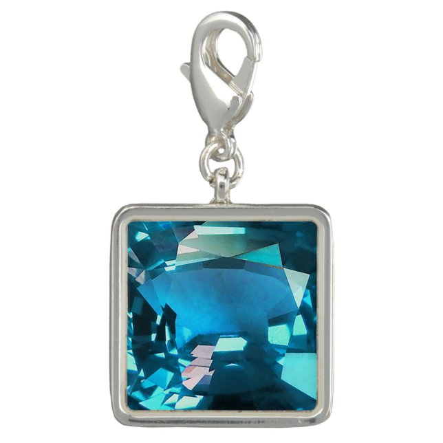Cyan Sky Blue Charm (Front)
