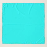 Cyan solid color, blue-green, scarf<br><div class="desc">Cyan,  blue-green,  solid color.</div>