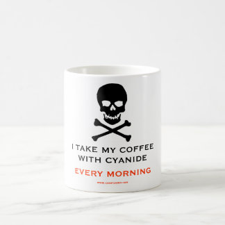 CYANIDE, SUICIDE, POISON COFFEE MUG