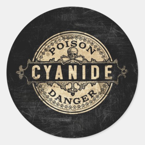Cyanide Vintage Style Poison Label