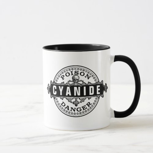 Cyanide Vintage Style Poison Label Mug