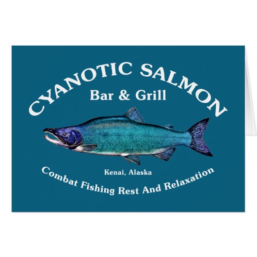 Cyanotic Salmon Bar & Grill Cards (Front Horizontal)