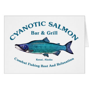 Cyanotic Salmon Bar & Grill Cards