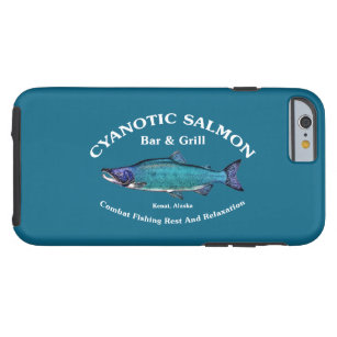 Cyanotic Salmon Bar & Grill Tough iPhone 6 Case