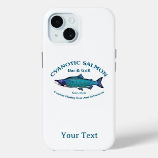 Cyanotic Salmon Bar & Grill iPhone 15 Case