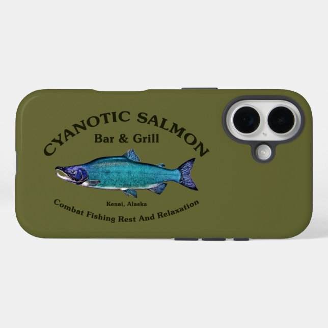 Cyanotic Salmon Bar & Grill Case-Mate iPhone Case (Back (Horizontal))