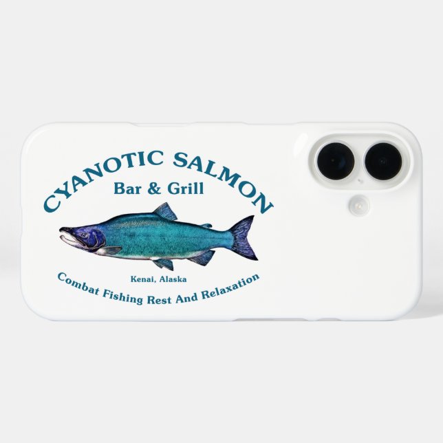 Cyanotic Salmon Bar & Grill Case-Mate iPhone Case (Back (Horizontal))