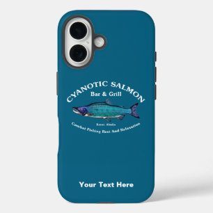 Cyanotic Salmon Bar & Grill iPhone 16 Case