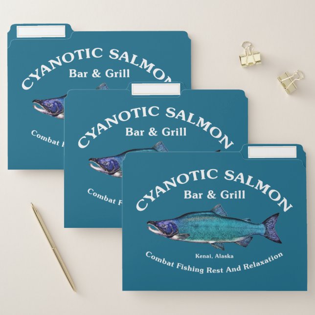 Cyanotic Salmon Bar & Grill File Folder (Set)