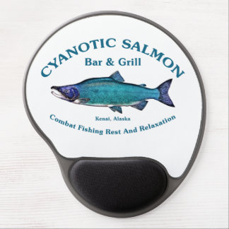 Cyanotic Salmon Bar & Grill Gel Mouse Pad