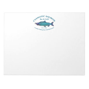Cyanotic Salmon Bar & Grill Notepad