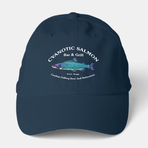 Cyanotic Salmon Bar &amp; Grill Performance Cap