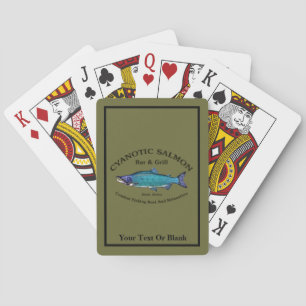 Cyanotic Salmon Bar & Grill Poker Cards