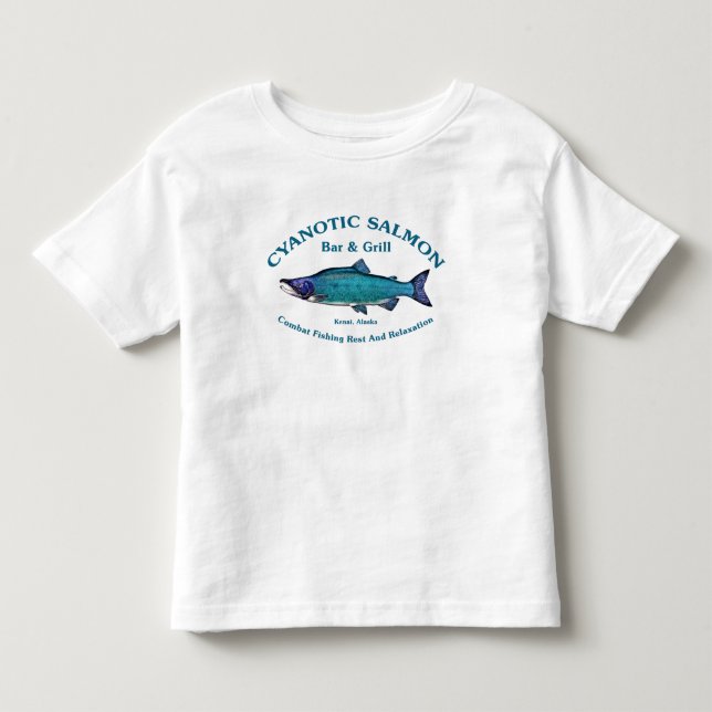 Cyanotic Salmon Bar & Grill Toddler T-shirt (Front)