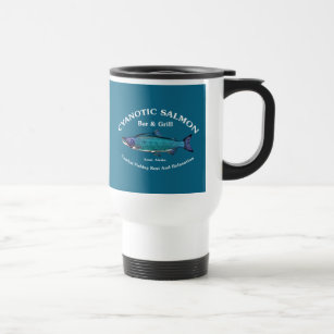 Cyanotic Salmon Bar & Grill Travel Mug