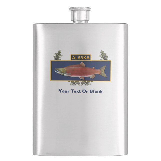 Cyanotic Salmon Flask (Front)