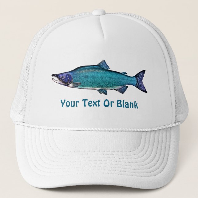 Cyanotic Salmon Trucker Hat (Front)