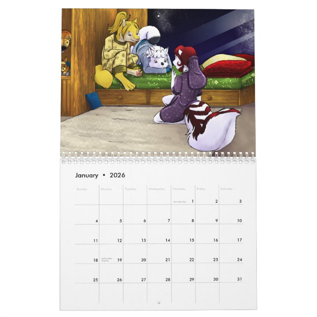 Cyantian Chronicles 2012 Calendar (Jan 2026)