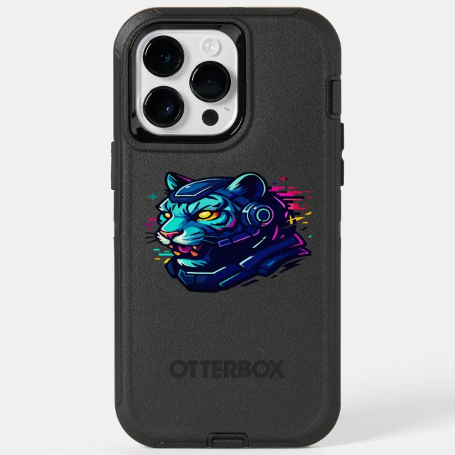 Cyber Animals – Futuristic Creatures of the Digita Otterbox iPhone Case (Back)