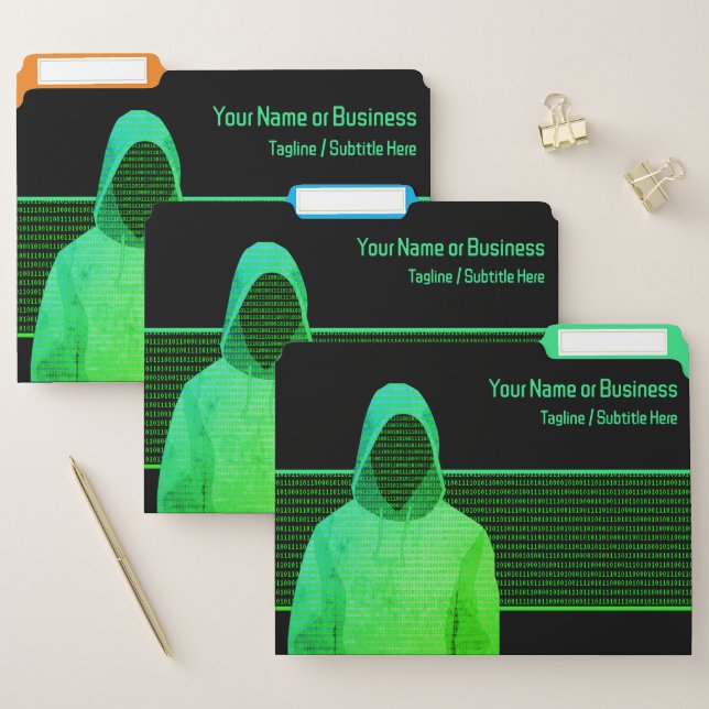 Cyber Awareness / ISM Strategy Plan - Fully Custom File Folder (Set)